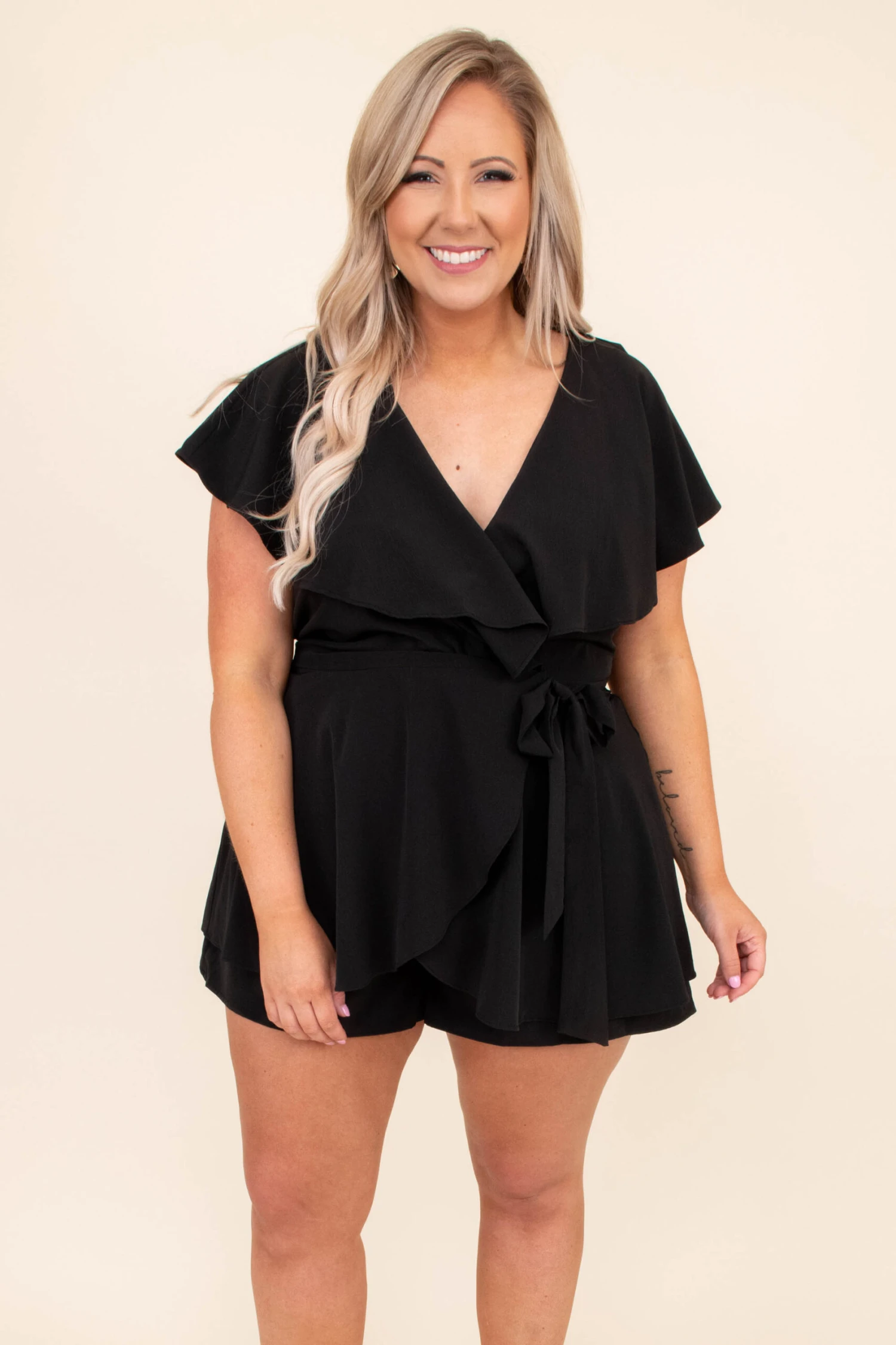Going International Romper, Black 3 Going International Romper, Black