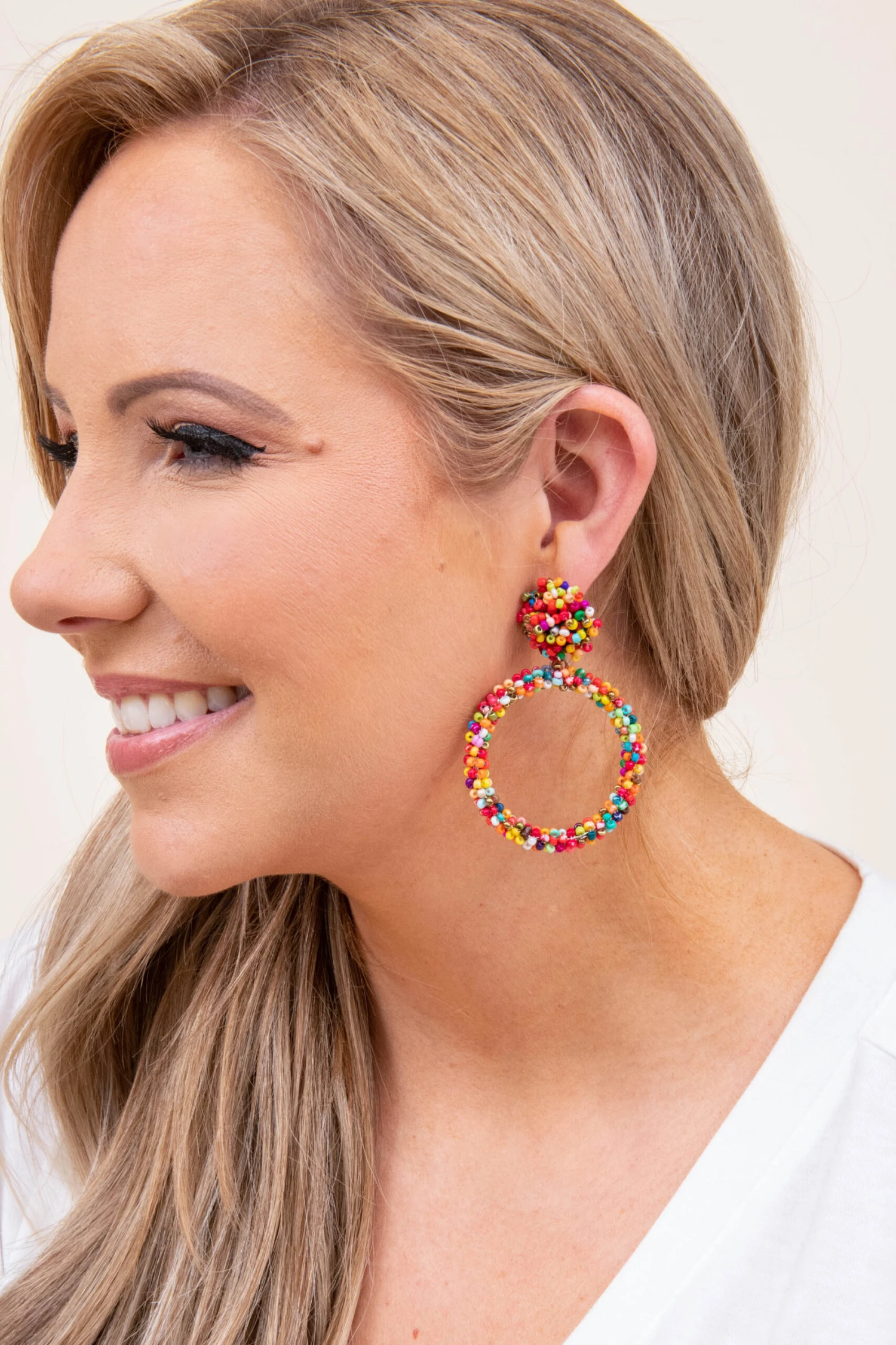 Icing On Top Earrings, Multi 4 Icing On Top Earrings, Multi - Image 2