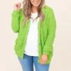 State Of Dreaming Cardigan, Green