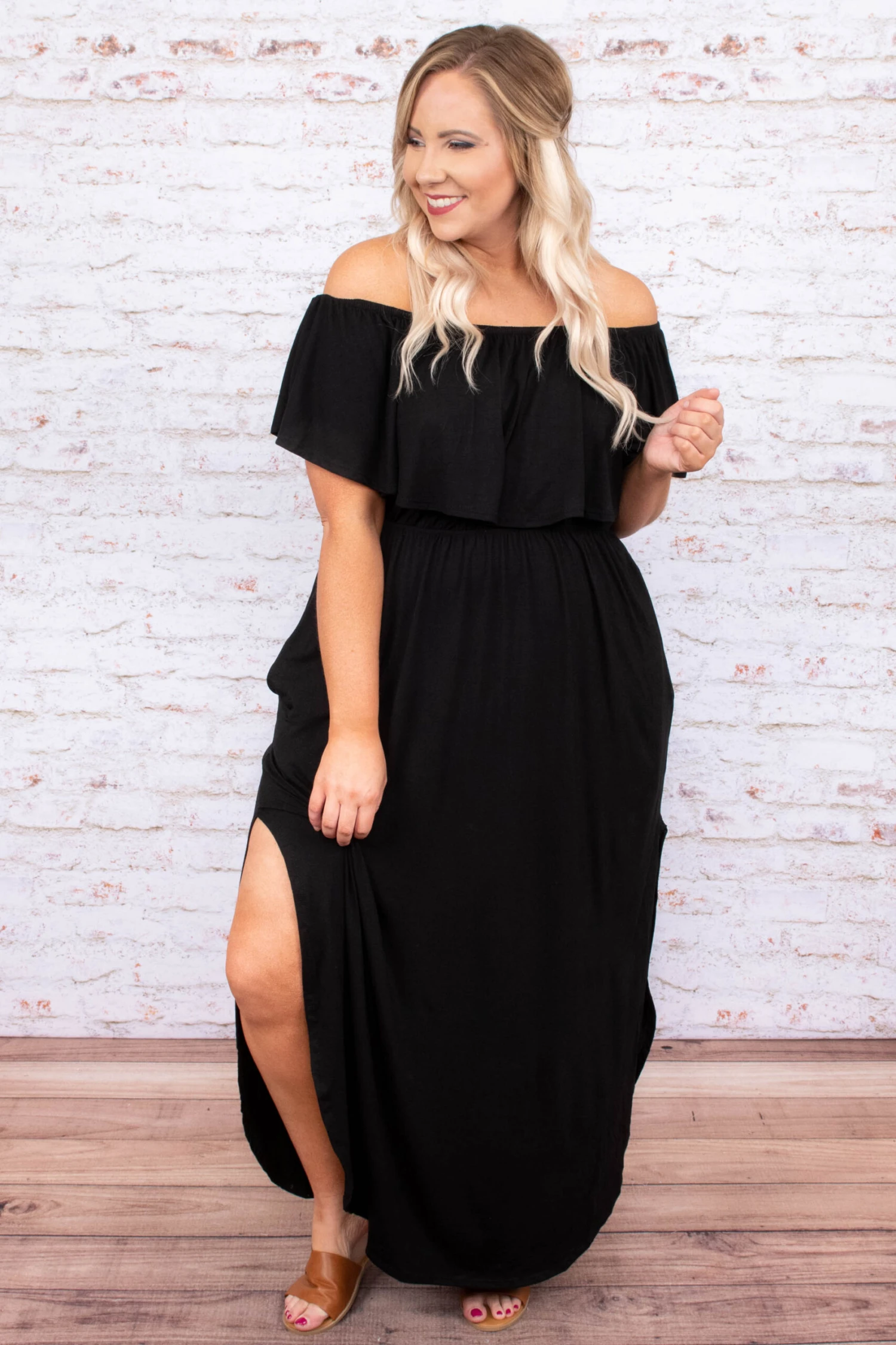 By The Boardwalk Maxi Dress, Black 4 By The Boardwalk Maxi Dress, Black - Image 2