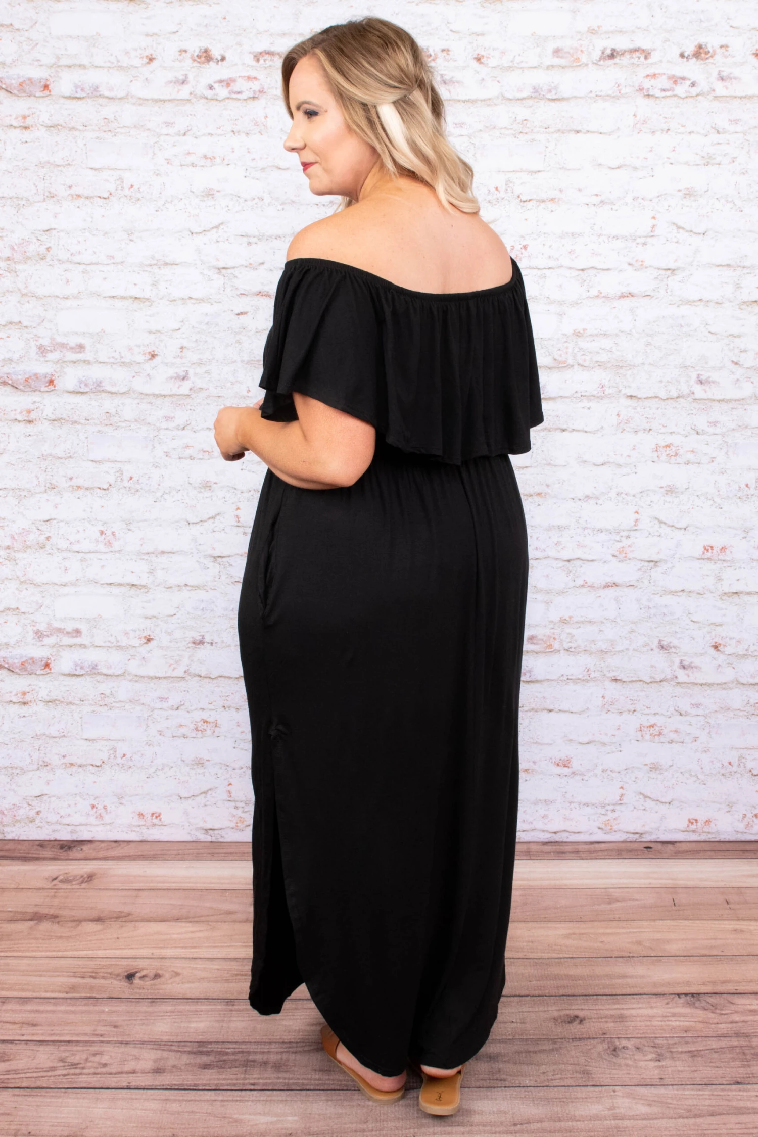By The Boardwalk Maxi Dress, Black 6 By The Boardwalk Maxi Dress, Black - Image 4