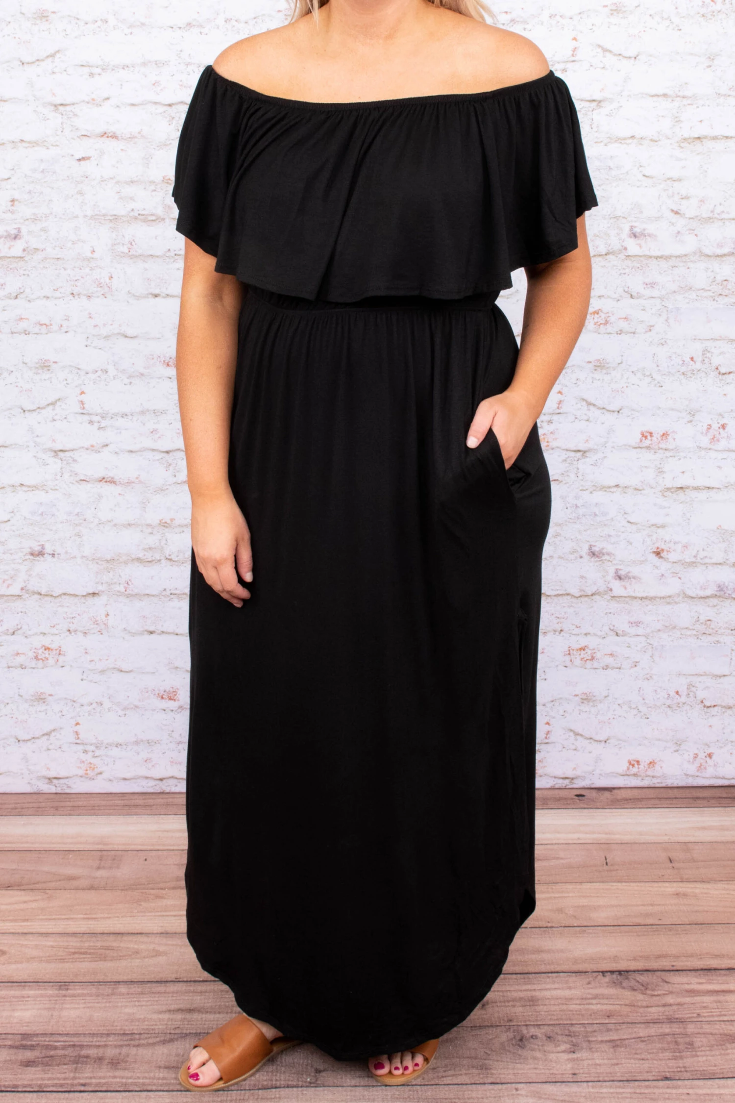 By The Boardwalk Maxi Dress, Black 5 By The Boardwalk Maxi Dress, Black - Image 3