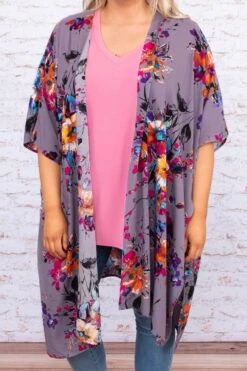 Catch My Flow Kimono, Grey-Pink -Chic Soul Store DSC 3257