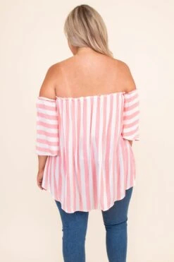 Blown Away By You Blouse, Peach -Chic Soul Store DSC 3579 18955d35 8b84 4d64 8622 e7b0fbc45a6b
