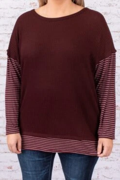 Leading The Way Top, Burgundy 11 Leading The Way Top, Burgundy -Chic Soul Store DSC 3895 6a45377b c319 4e6f a8ff 74e69ebf1c2d