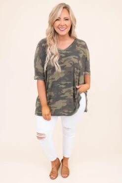 Call It Camo Top, Army Green 10 Call It Camo Top, Army Green -Chic Soul Store DSC 4107
