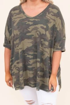 Call It Camo Top, Army Green 11 Call It Camo Top, Army Green -Chic Soul Store DSC 4108