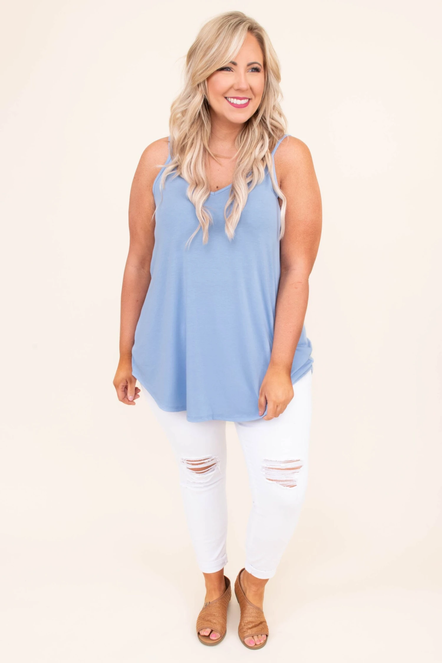 Warm From The Sun Tank, Spring Blue 4 Warm From The Sun Tank, Spring Blue - Image 2