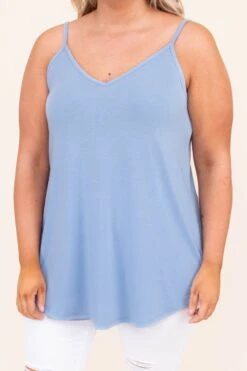 Warm From The Sun Tank, Spring Blue 11 Warm From The Sun Tank, Spring Blue -Chic Soul Store DSC 4113