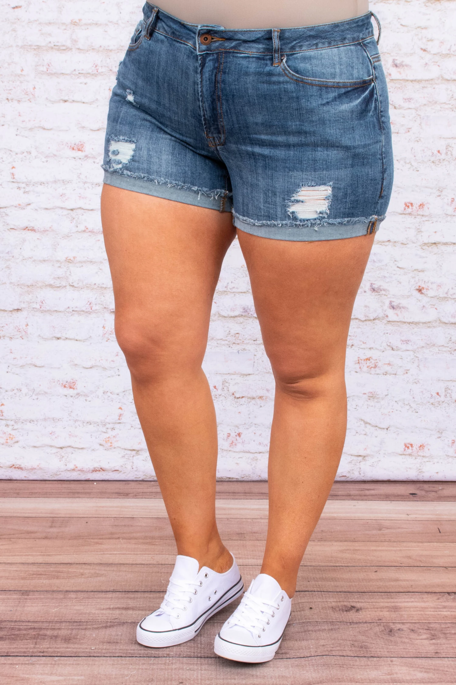 Summer Rush Shorts, Medium Wash 5 Summer Rush Shorts, Medium Wash - Image 3