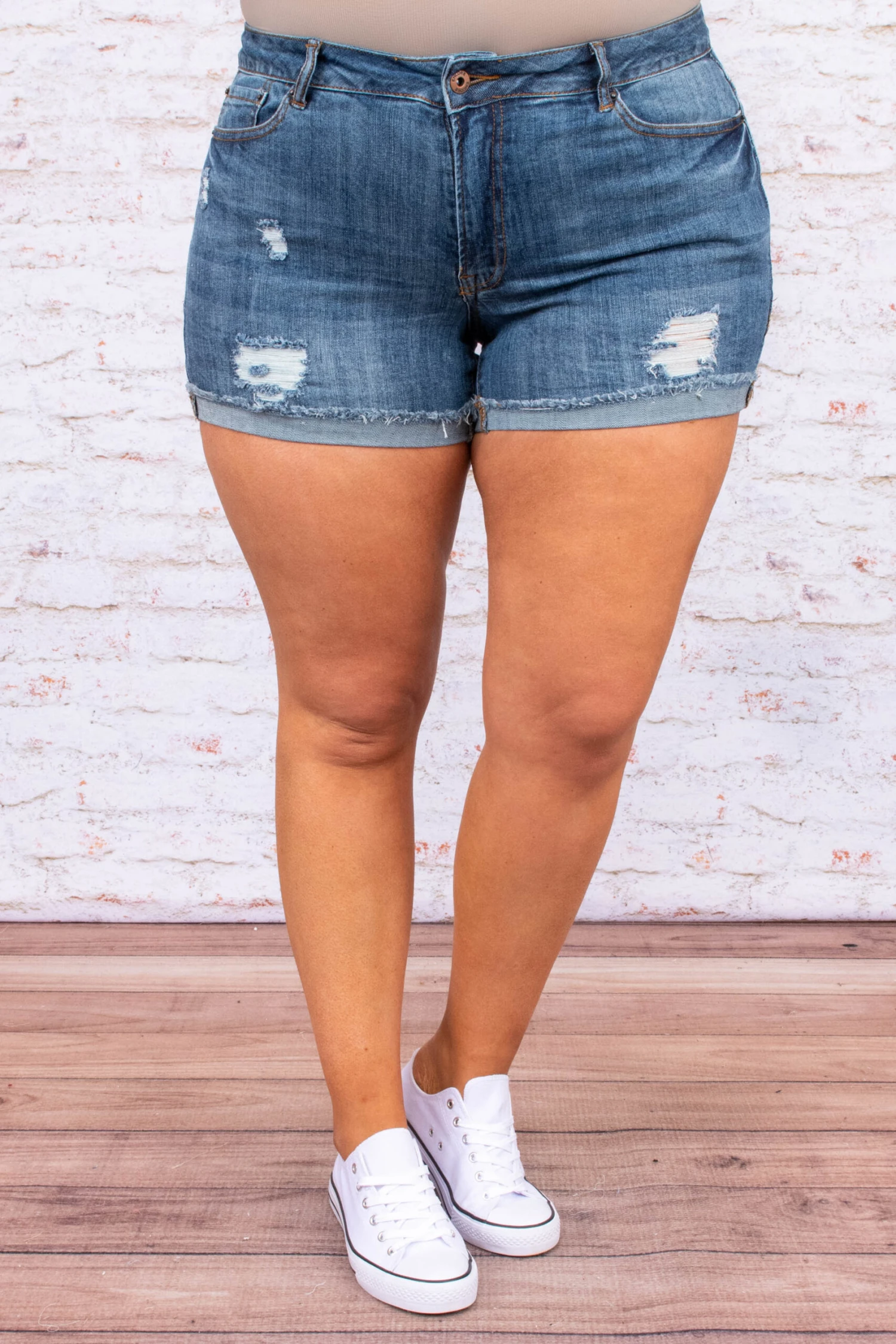 Summer Rush Shorts, Medium Wash 3 Summer Rush Shorts, Medium Wash