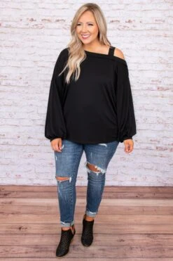 Bring On The Night Top, Black -Chic Soul Store DSC 4716 d5f99de2 da22 429b bc57 46b9bb594a8e