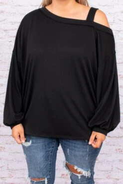 Bring On The Night Top, Black -Chic Soul Store DSC 4719