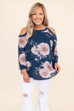 Born This Way Top, Navy