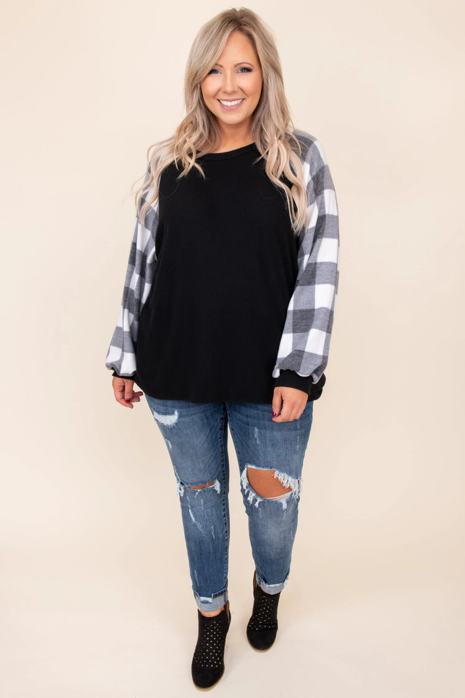 Magic In My Heart Top, Black-Ivory 5 Magic In My Heart Top, Black-Ivory - Image 3