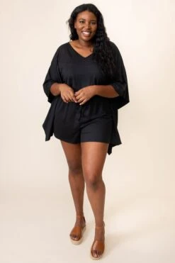 Maybe It Was Magic Romper, Black -Chic Soul Store DSC 5762 31f6d217 c147 4615 a89c c0c0558b4ab4