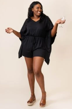 Maybe It Was Magic Romper, Black -Chic Soul Store DSC 5773 2dc57978 bb72 4b6e a86d 60cd108a577e