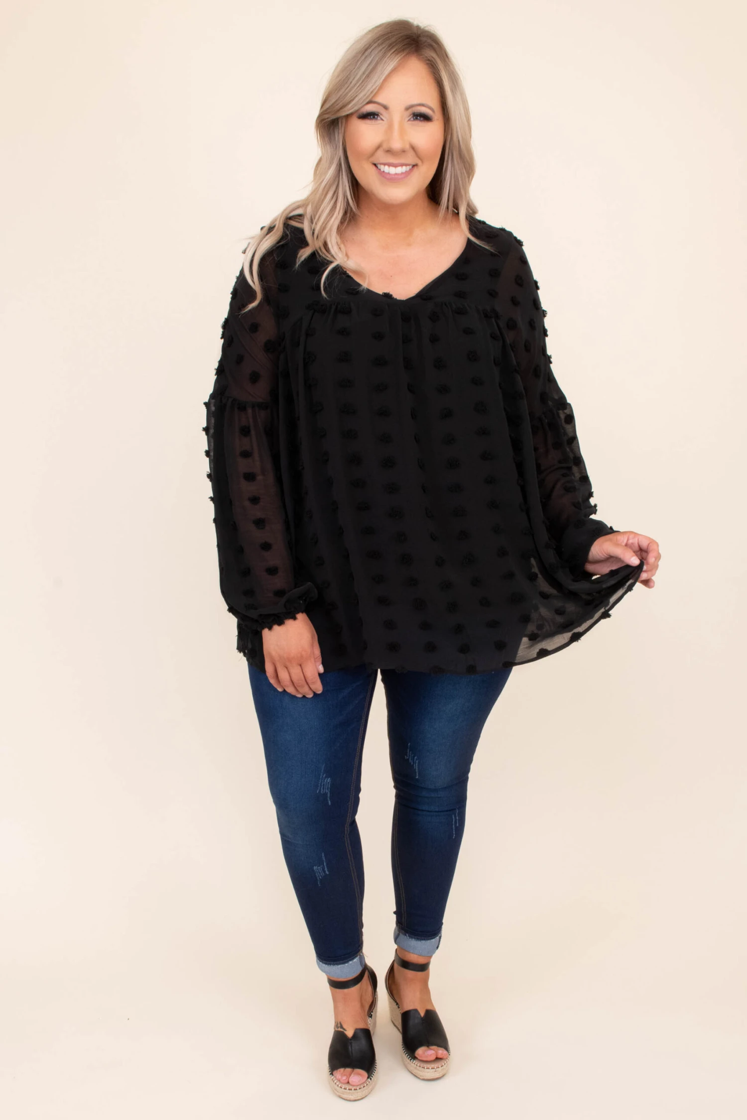 This Love Is Ours Blouse, Black 5 This Love Is Ours Blouse, Black - Image 3