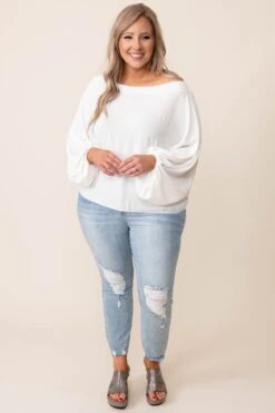 Sweet Loyalty Top, Ivory -Chic Soul Store DSC 5997