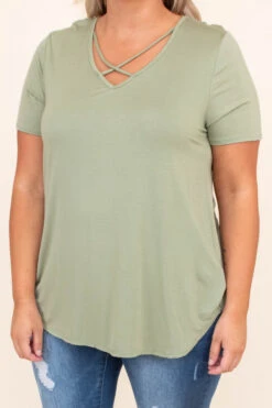 Two Way Street Top, Sage 11 Two Way Street Top, Sage -Chic Soul Store DSC 6079