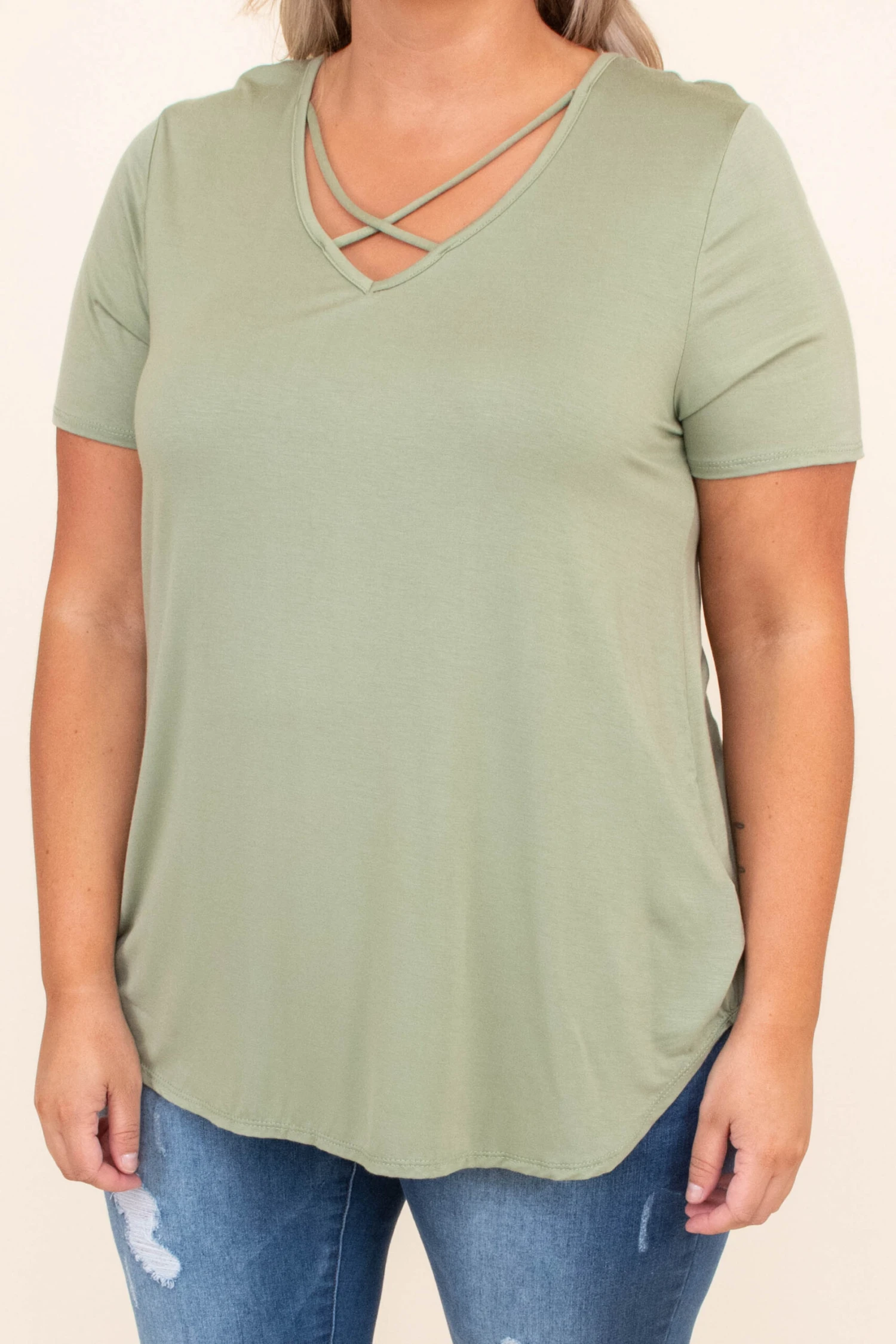 Two Way Street Top, Sage 6 Two Way Street Top, Sage - Image 4