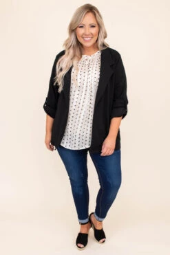 Timeless Influencers Jacket, Black -Chic Soul Store DSC 6218