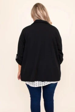 Timeless Influencers Jacket, Black -Chic Soul Store DSC 6219