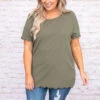 Incredible Beauty Top, Army Green -Chic Soul Store DSC 6360 Edit