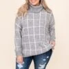 Highline Chic Sweater, Heather Grey