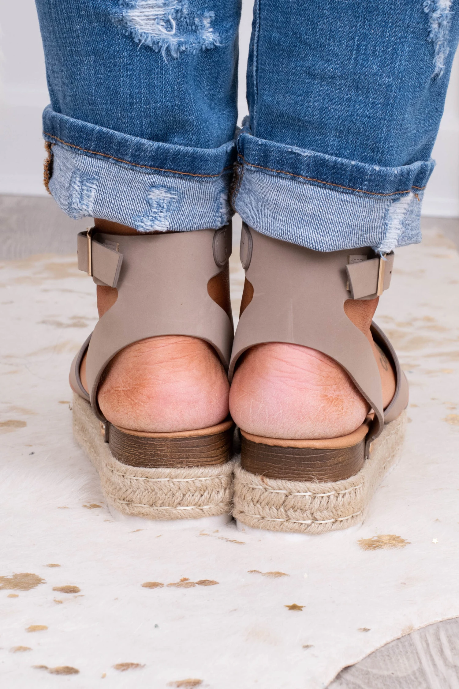 Sole Searching Sandals, Taupe 7 Sole Searching Sandals, Taupe - Image 5