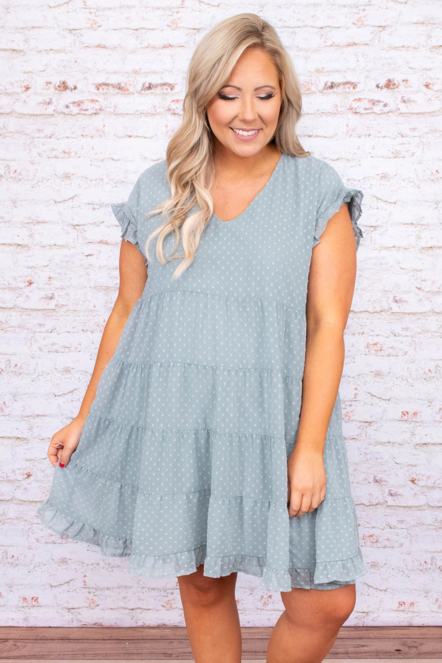 The Princess Is The Hero Dress, Blue-Grey 3 The Princess Is The Hero Dress, Blue-Grey