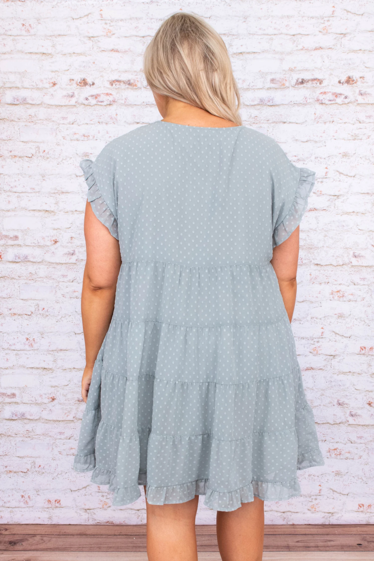 The Princess Is The Hero Dress, Blue-Grey 7 The Princess Is The Hero Dress, Blue-Grey - Image 5