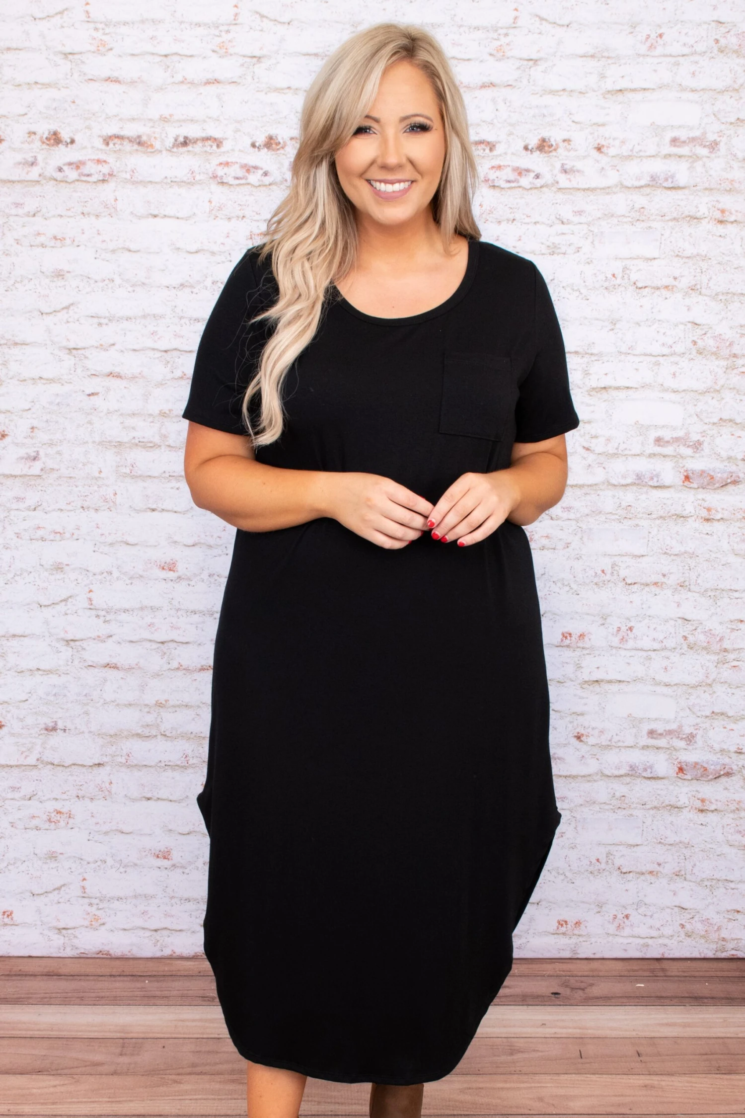 Let's Get To It Dress, Black 4 Let's Get To It Dress, Black - Image 2