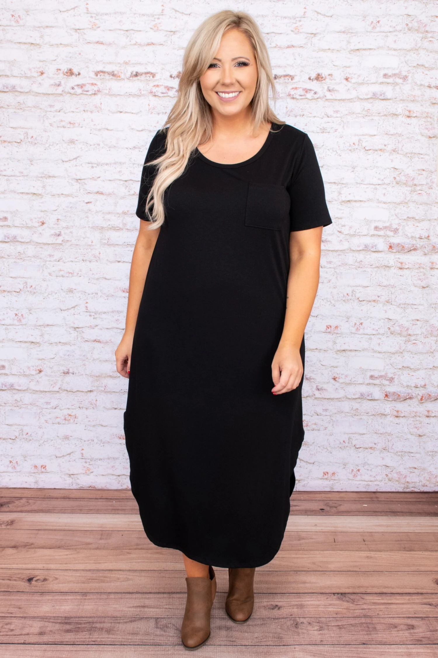 Let's Get To It Dress, Black 5 Let's Get To It Dress, Black - Image 3