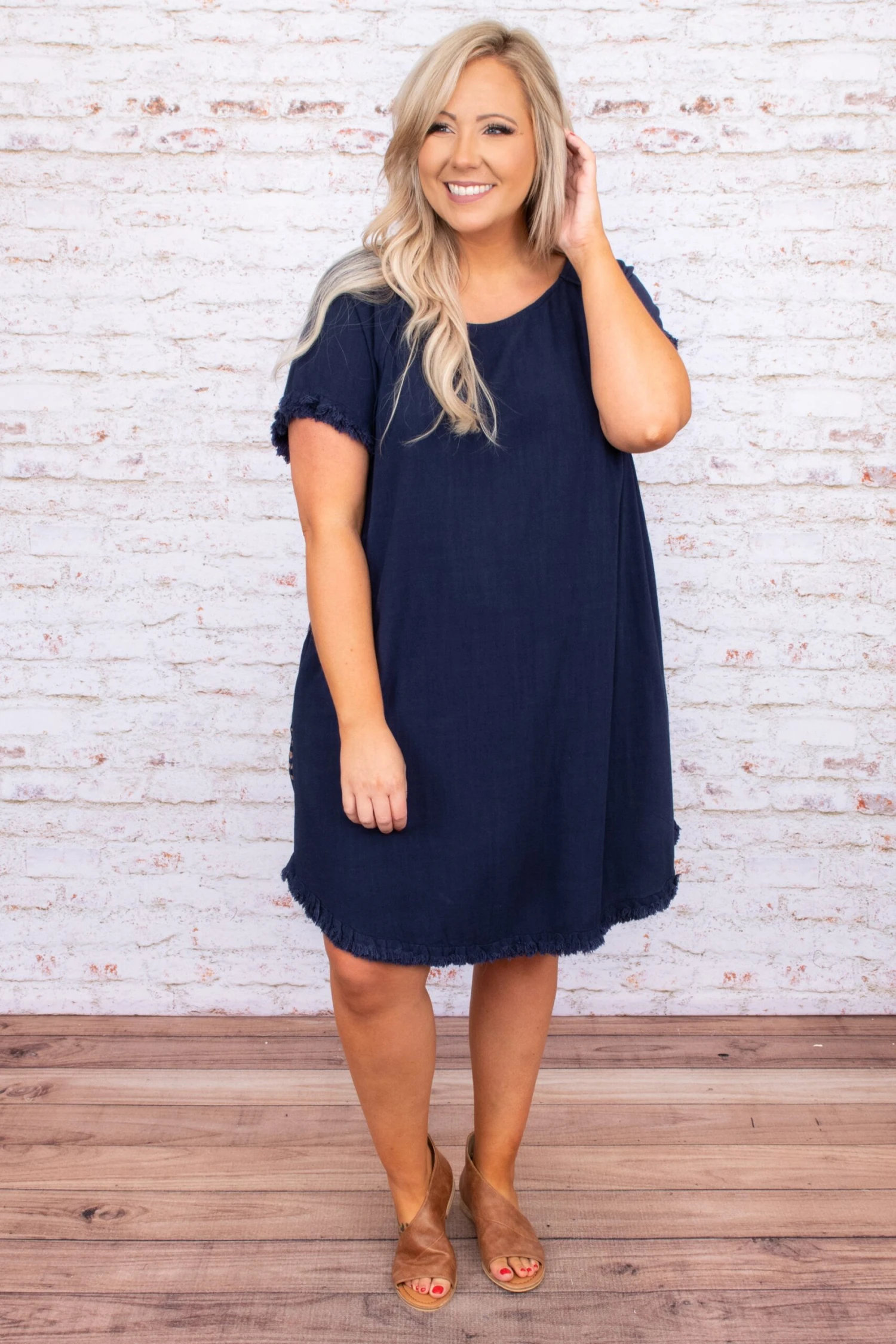 Stick Together Forever Dress, Navy 5 Stick Together Forever Dress, Navy - Image 3