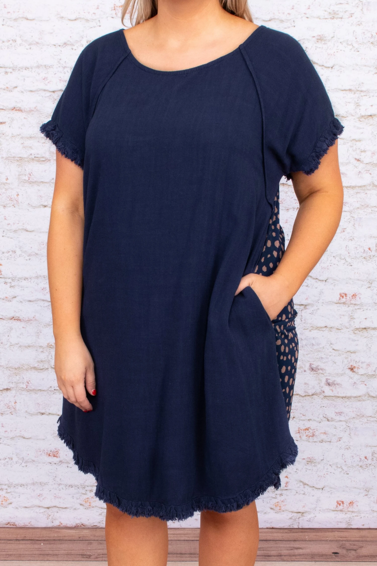 Stick Together Forever Dress, Navy 6 Stick Together Forever Dress, Navy - Image 4