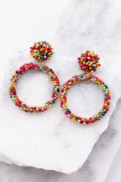 Icing On Top Earrings, Multi
