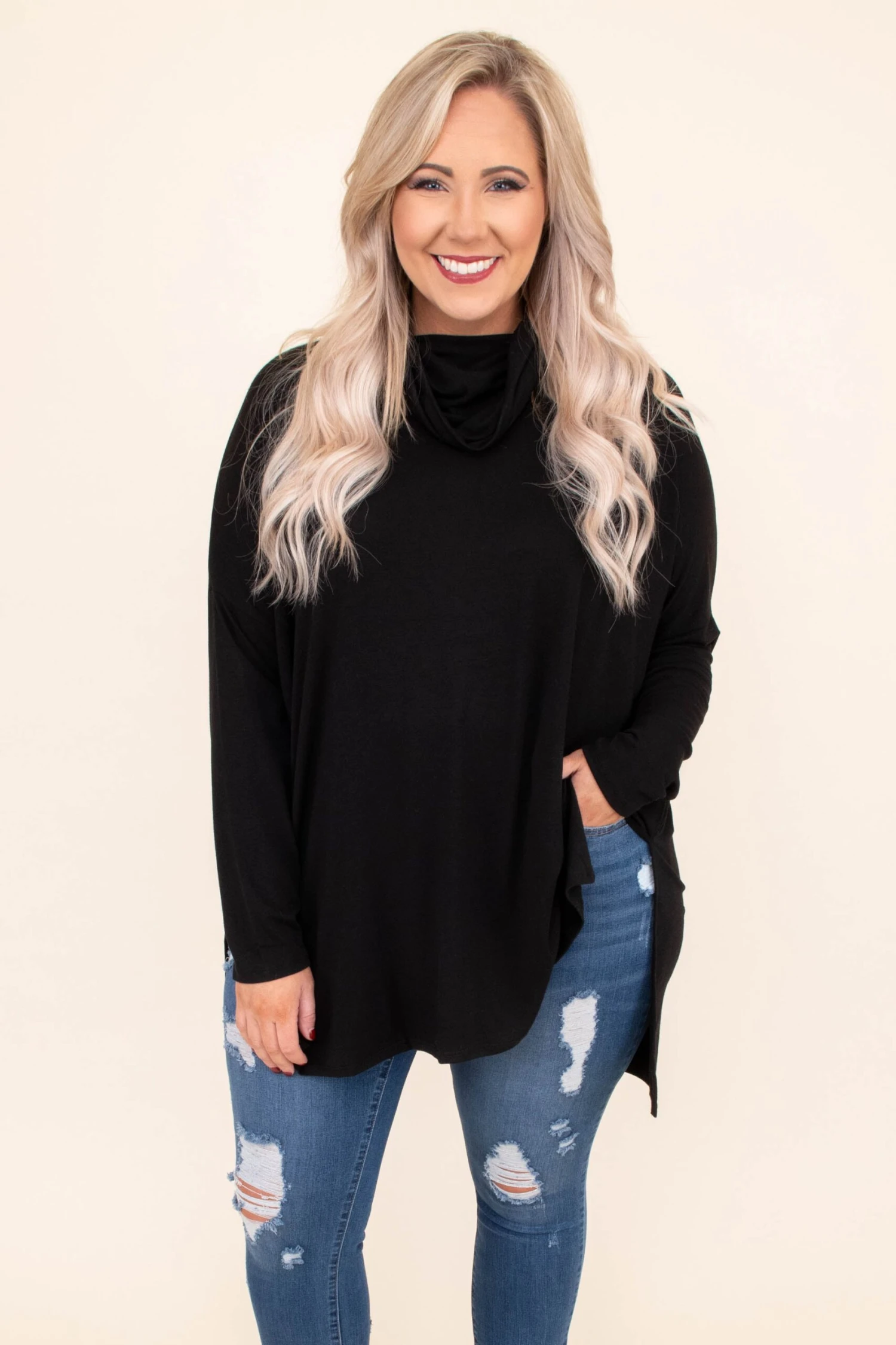 Totally Worth It Tunic, Black 3 Totally Worth It Tunic, Black