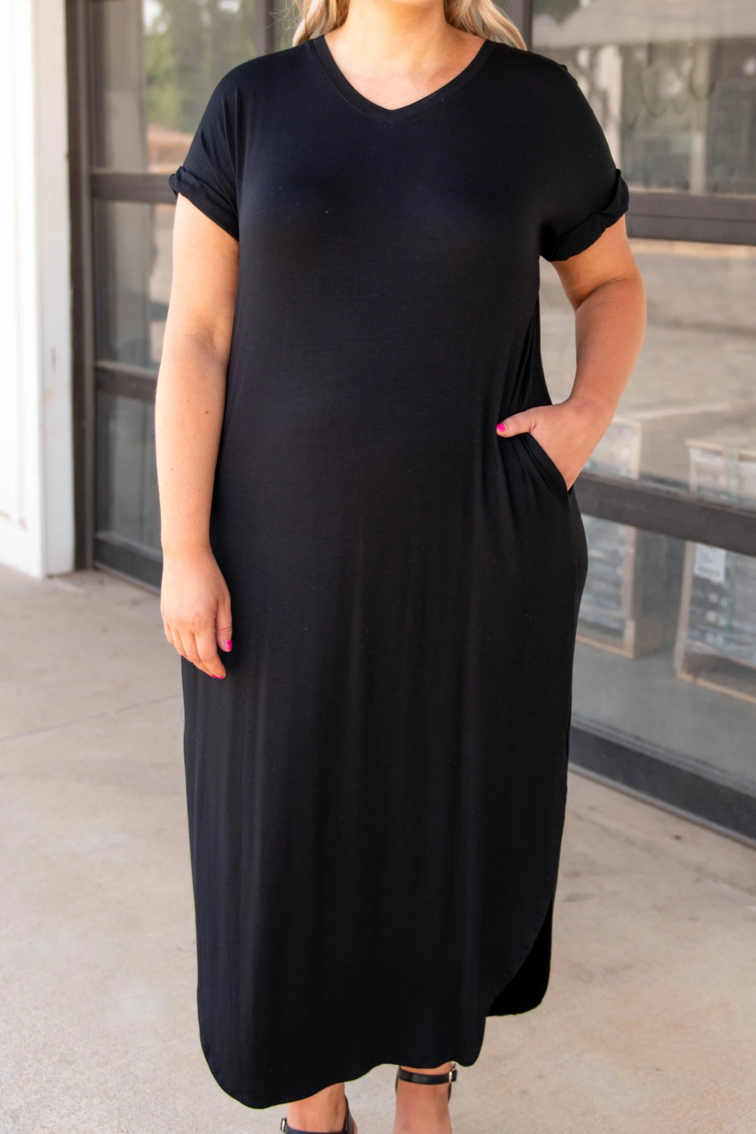 Never A Doubt Maxi Dress, Black 6 Never A Doubt Maxi Dress, Black - Image 4