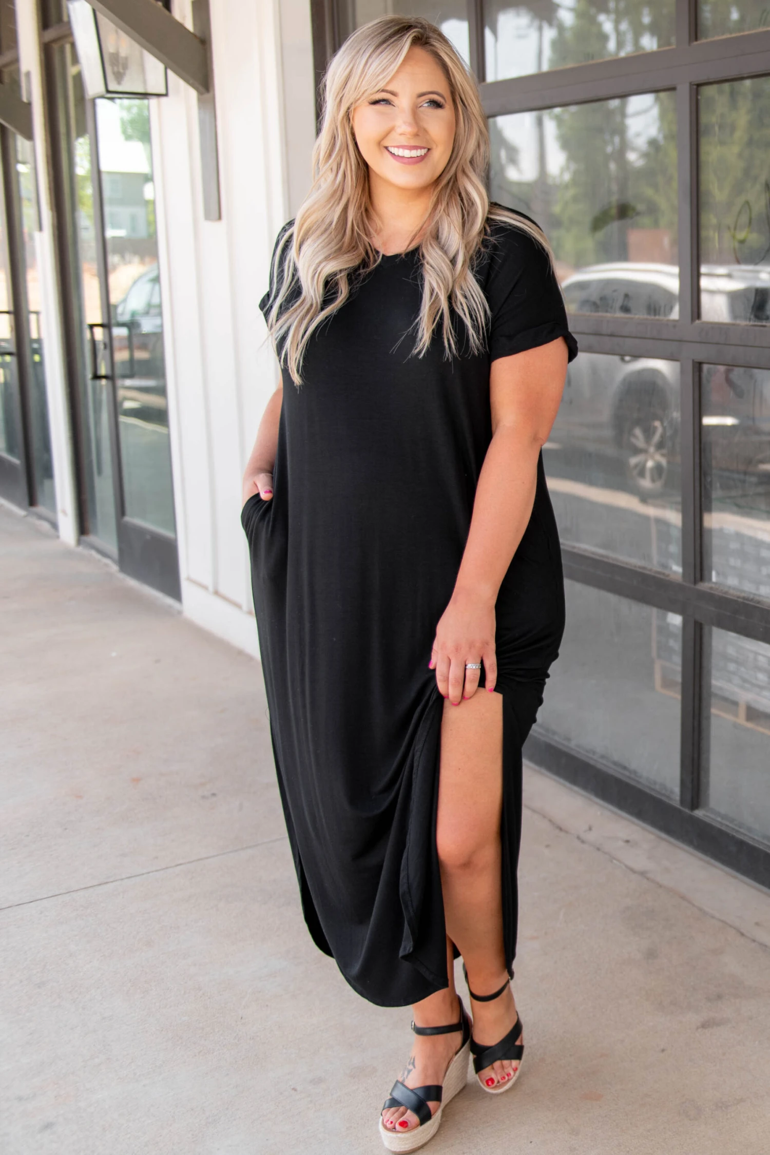 Never A Doubt Maxi Dress, Black 4 Never A Doubt Maxi Dress, Black - Image 2