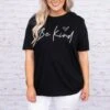 Share Kindness Tee, Black -Chic Soul Store DSC 8118