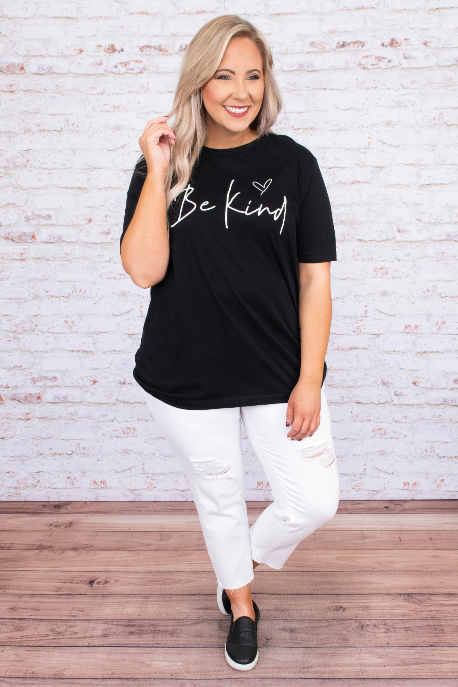 Share Kindness Tee, Black 4 Share Kindness Tee, Black - Image 2