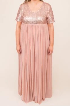 Shining Like A Diamond Dress, Rose Gold -Chic Soul Store DSC 8121 Edit bb5f1acc 060b 4264 b56a ddf234cb1bad