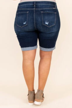 Weekend Away Shorts, Dark Wash -Chic Soul Store DSC 8203 3024754f 2761 4973 b1e0 7bbff5caf445