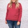 Simple Favor Sweater, Rose -Chic Soul Store DSC 8458