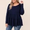 Closer To Me Top, Navy -Chic Soul Store DSC 8507 Edit a2aea1b8 5138 4efd 8b08 9b0b62e0fd03