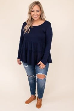 Closer To Me Top, Navy 10 Closer To Me Top, Navy -Chic Soul Store DSC 8508 71a9f687 4c2c 4629 a934 ac90971cd413