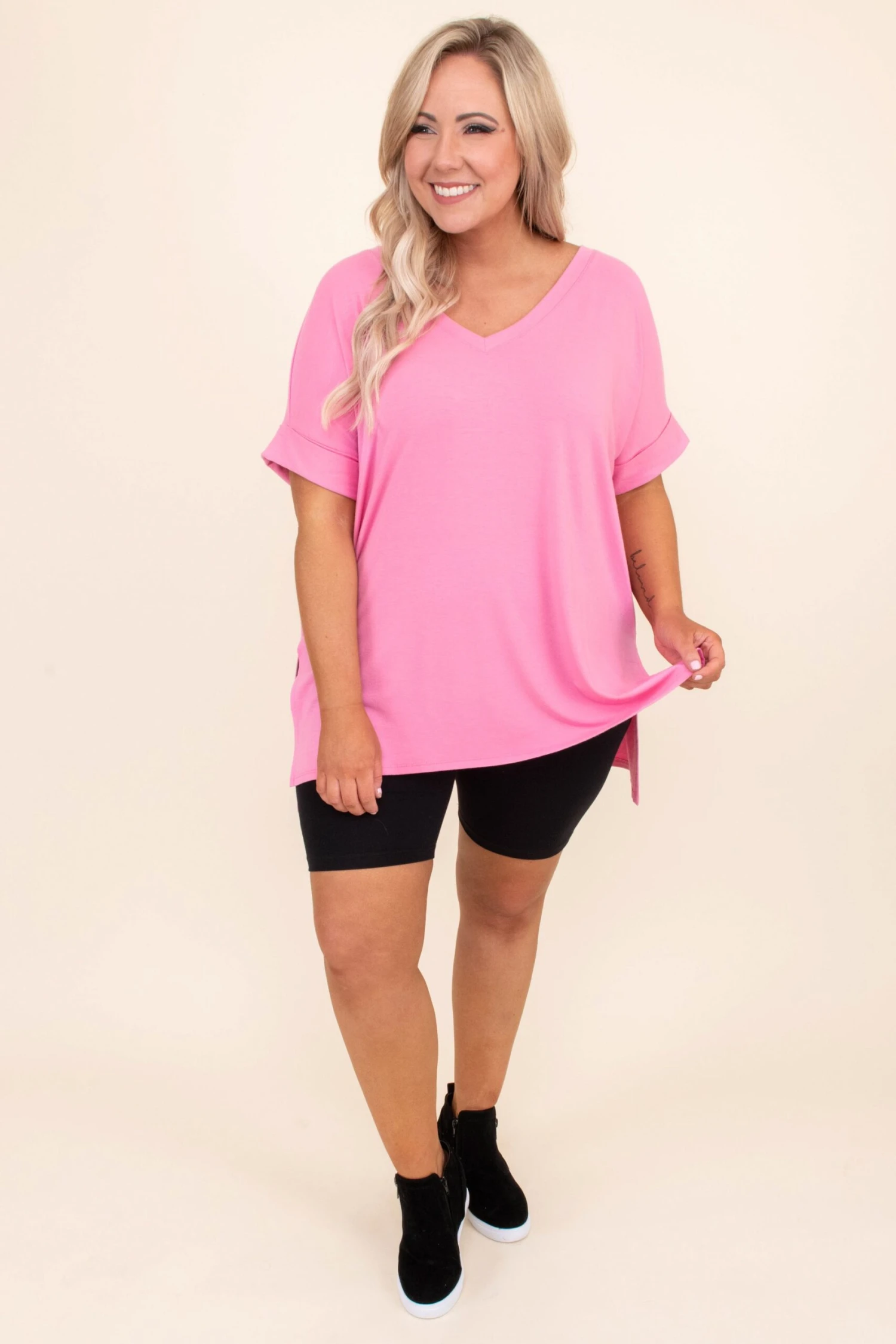 Adventure Unlimited Biker Shorts, Black 6 Adventure Unlimited Biker Shorts, Black - Image 4