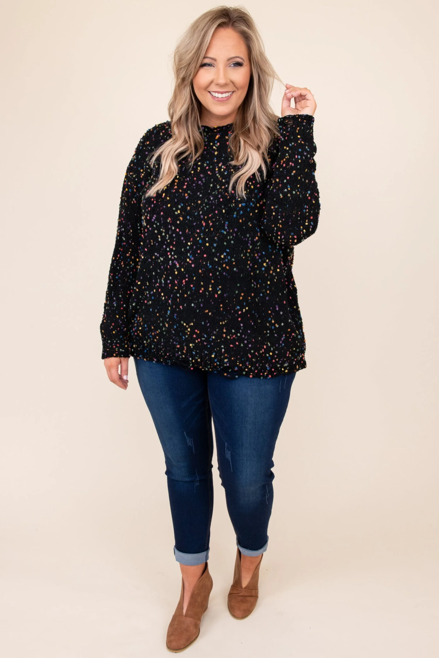 Keep It Toasty Sweater, Black 4 Keep It Toasty Sweater, Black - Image 2