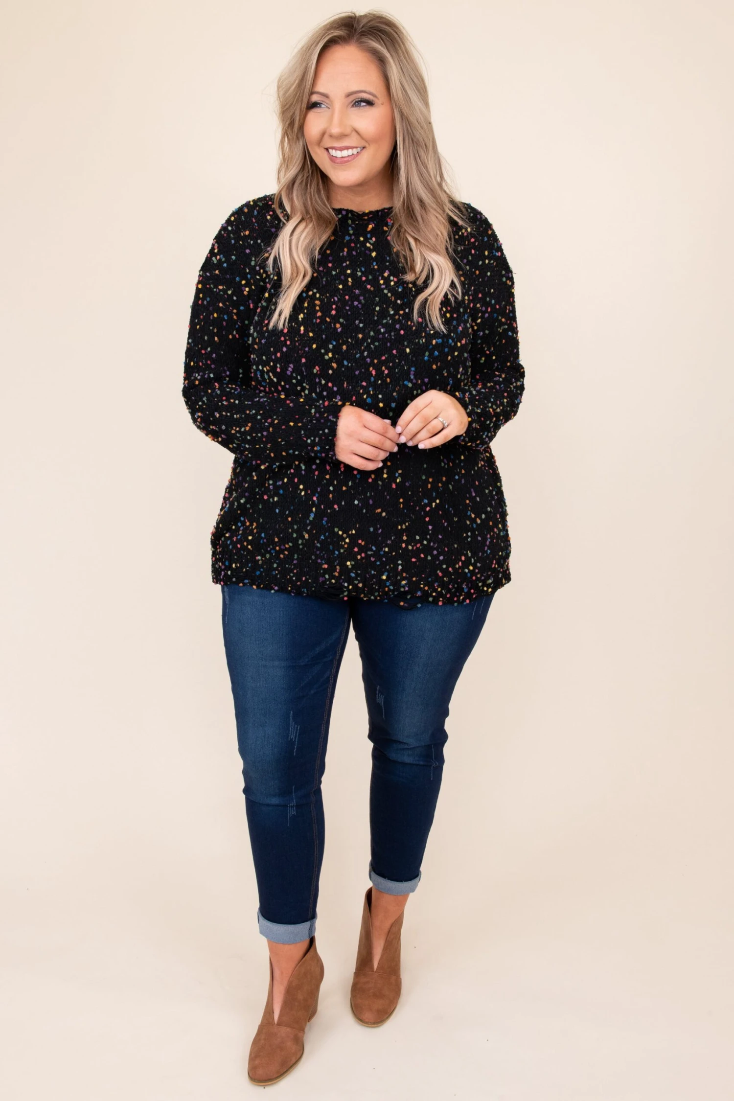 Keep It Toasty Sweater, Black 5 Keep It Toasty Sweater, Black - Image 3